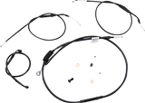 BURLY BRAND Handlebar Cable and Brake Line Kit - Extended - Sportsters - Tracker/Scrambler Handlebars - ABS B30-1272
