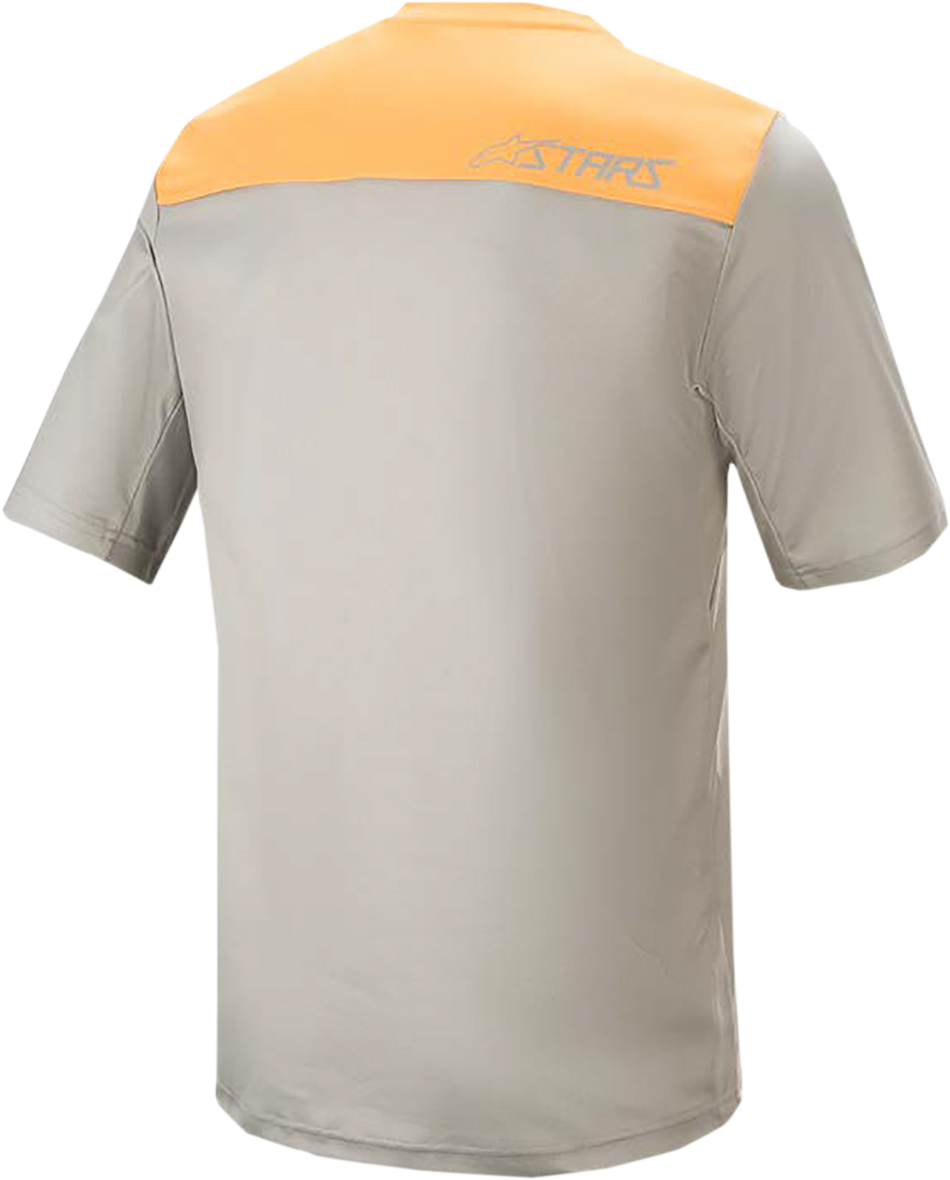 ALPINESTARS Drop 4.0 Jersey - Short-Sleeve - Gray/Orange - Large 1766220-6004-LG