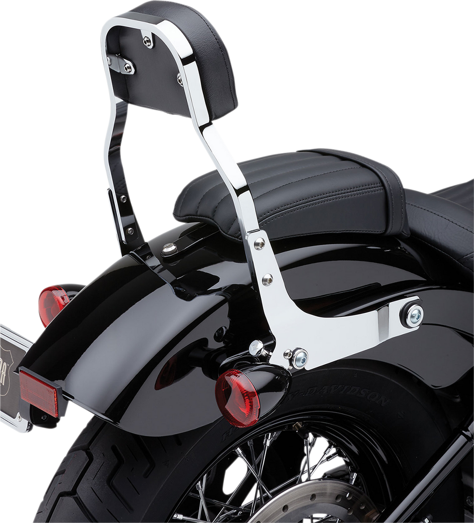 COBRA Backrest Kit - 11" - Chrome - Softail 602-2022