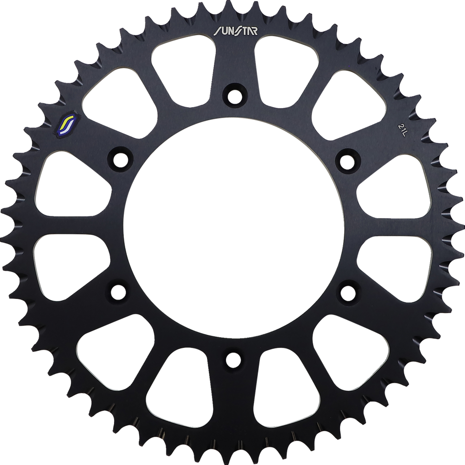 SUNSTAR SPROCKETS Rear Sprocket - 51 Tooth - Black 5-354751BK