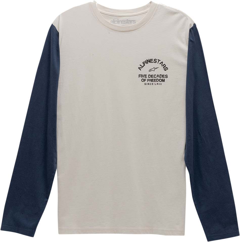 ALPINESTARS Decades Long-Sleeve T-Shirt - Natural - Medium 12117400991M