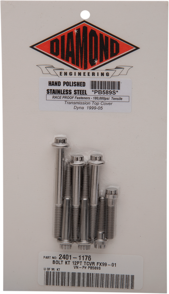 Kit de pernos DIAMOND ENGINEERING - Cubierta superior - 12 puntos - FX PB589S 