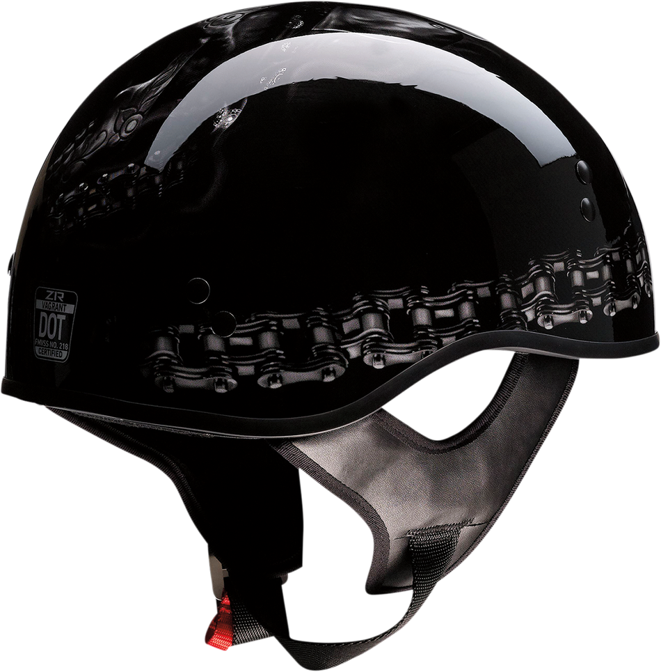 Z1R Vagrant Helmet - FTW - Black/Gray - Small 0103-1319