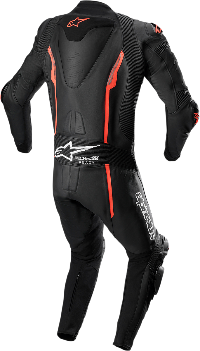 ALPINESTARS Missile v2 1-Piece Suit - Black/Red Fluorescent - US 46 / EU 56 3150122-1030-56