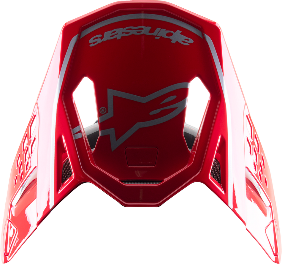 ALPINESTARS Supertech M10 Visor - Acumen - Red/Black/Silver 8987323-3319