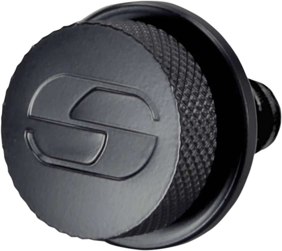 SADDLEMEN 1-1/4"-20 Seat Knob - Black 8909B