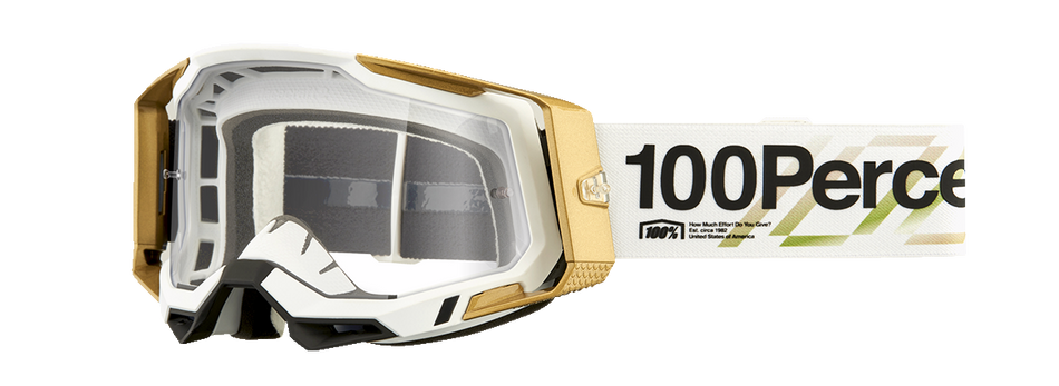 100% Racecraft 2 Goggles - Succession - Clear 50009-00026