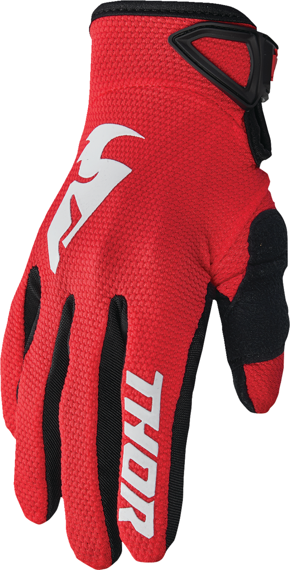 THOR Sector Gloves - Red/White - Medium 3330-7269