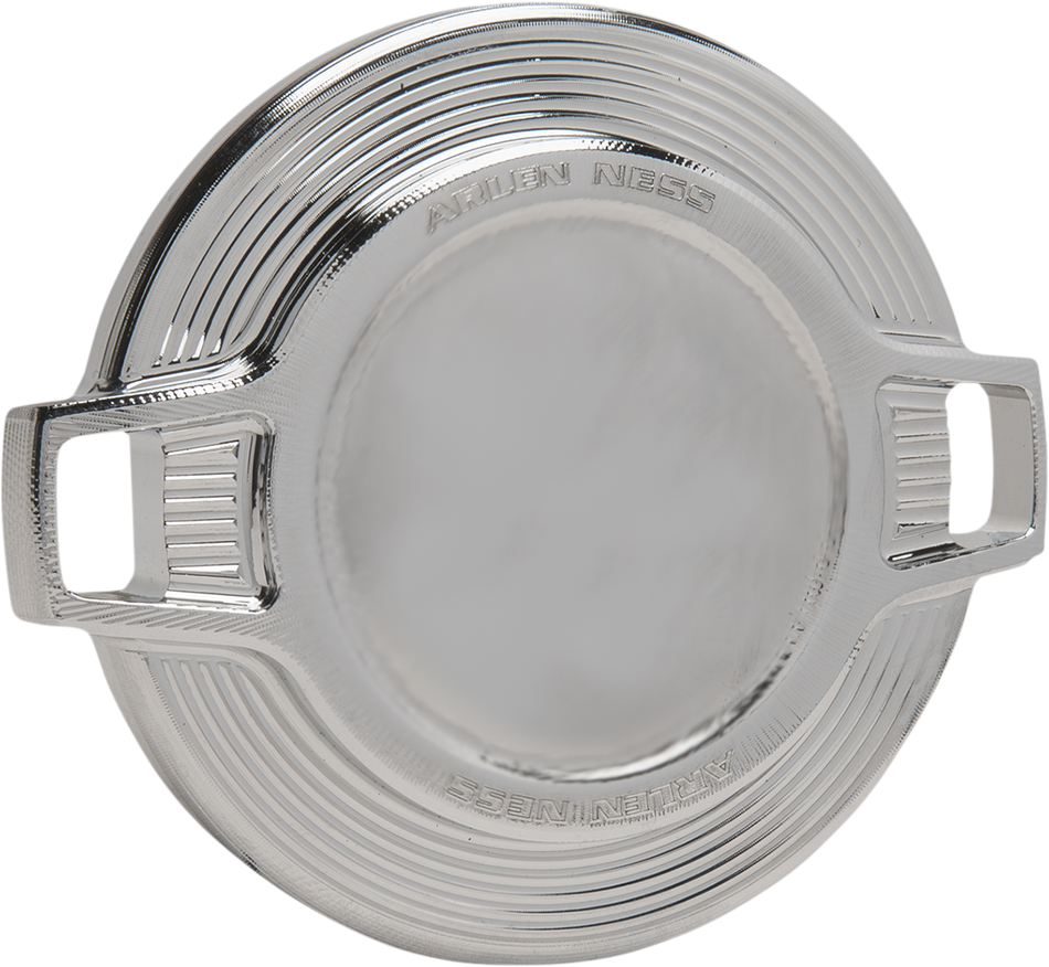 ARLEN NESS Gas Cap - Bar - Chrome 701-009