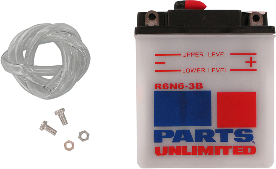 Parts Unlimited Conventional Battery 6n6-3b