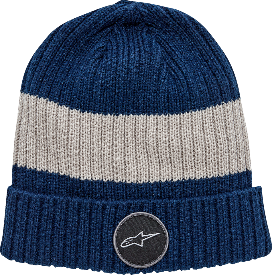 ALPINESTARS Ward Beanie - Blau/Grau - Einheitsgröße 1232-81200-7211