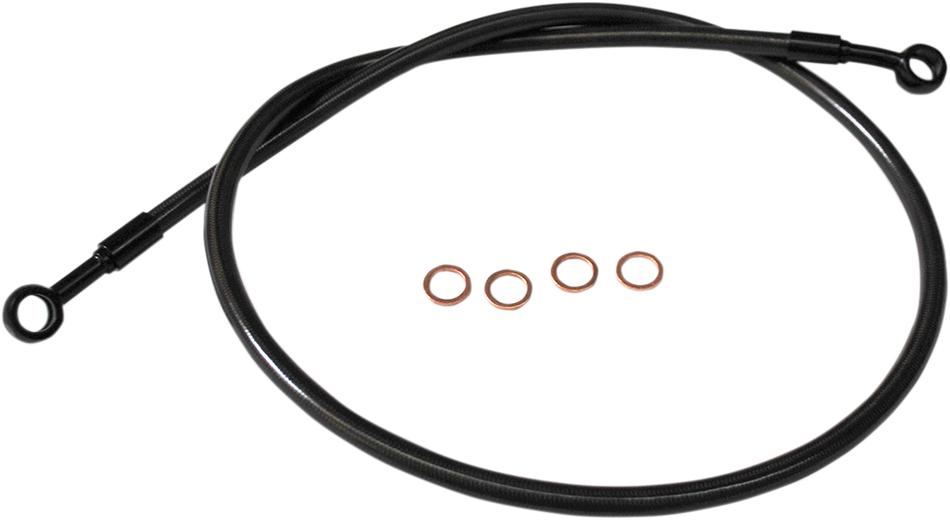 LA CHOPPERS Midnight Brake Line - Stock - Scout LA-8400B08M