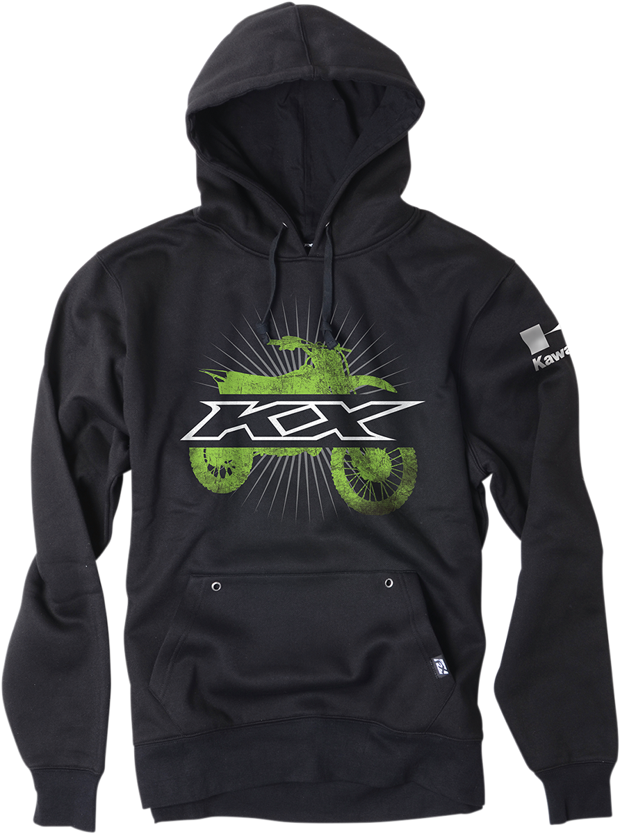 FACTORY EFFEX Youth Kawasaki Hoodie - Black - Medium 19-83122