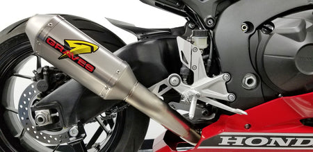 Graves motorsports cbr1000rr 17-20 cat back slip-on exhaust