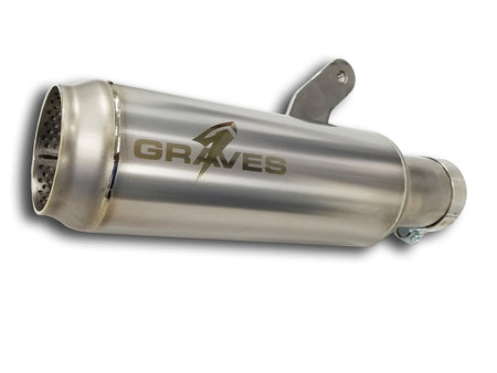 Graves motorsports yamaha r1 2015-2022 moto1 cat back exhaust