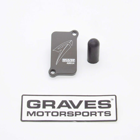 Graves Motorsports Smog Block Off Plate Honda CB300/CRF250/300  AB014