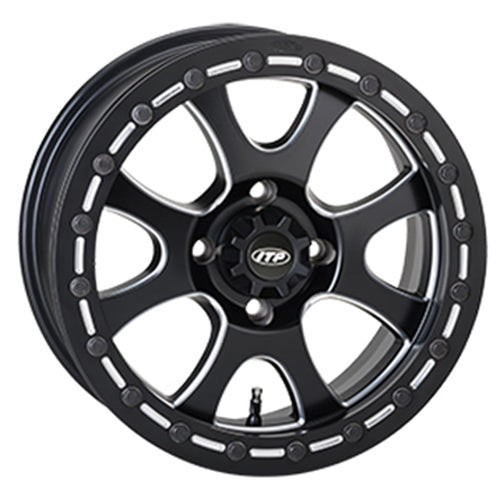 Itp Tires Tsunami Wheel W/ Bead Lock,Matte Black (15tsb119bx) 263325