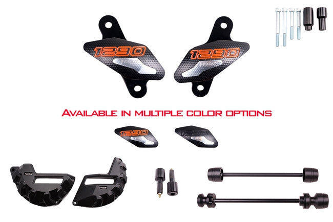 T-rex  no cut frame axle sliders case covers bar ends 1290 superduke/r 14-20