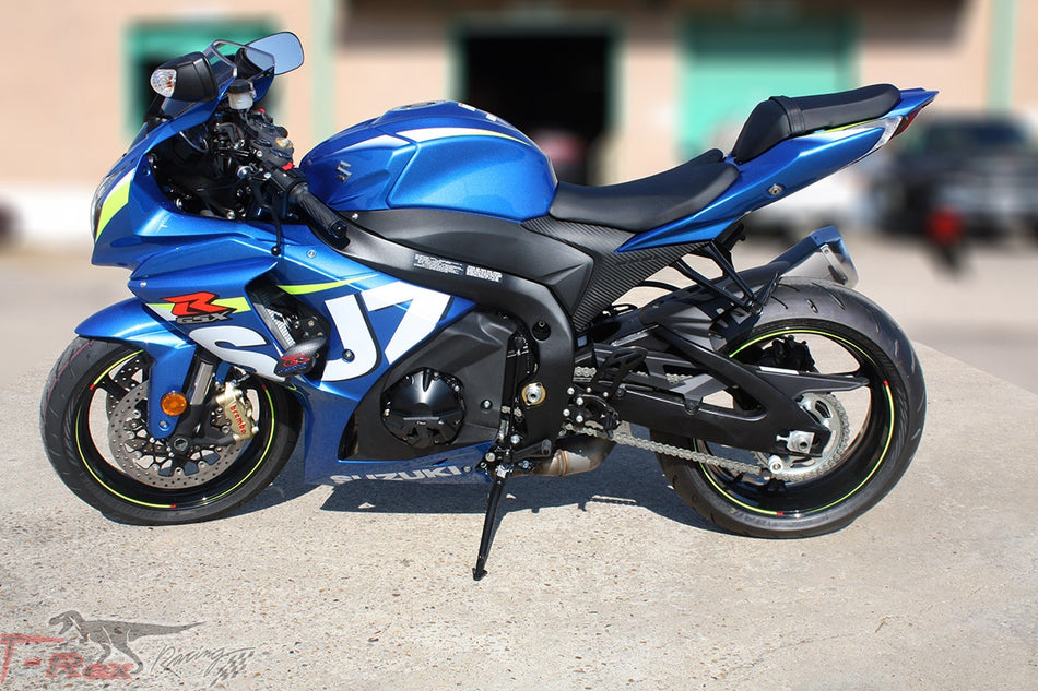 T-rex racing 2009 - 2016 Suzuki GSX-R1000 Marco sin corte Eje delantero y trasero Deslizadores Carretes