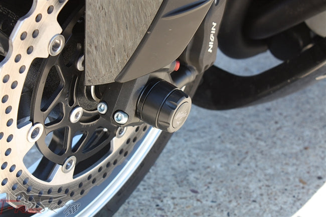 T-rex racing 2012 - 2022 zx-14r no cut  frame sliders, front & rear axle sliders