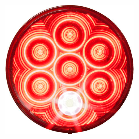 Peterson 4 Round Led Light W/Backup Light PM882