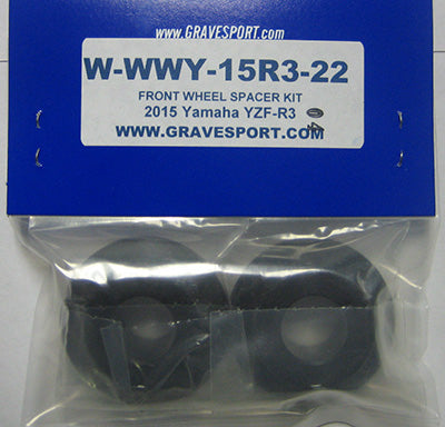 Graves motorsports r3 works captive front wheel spacer kit