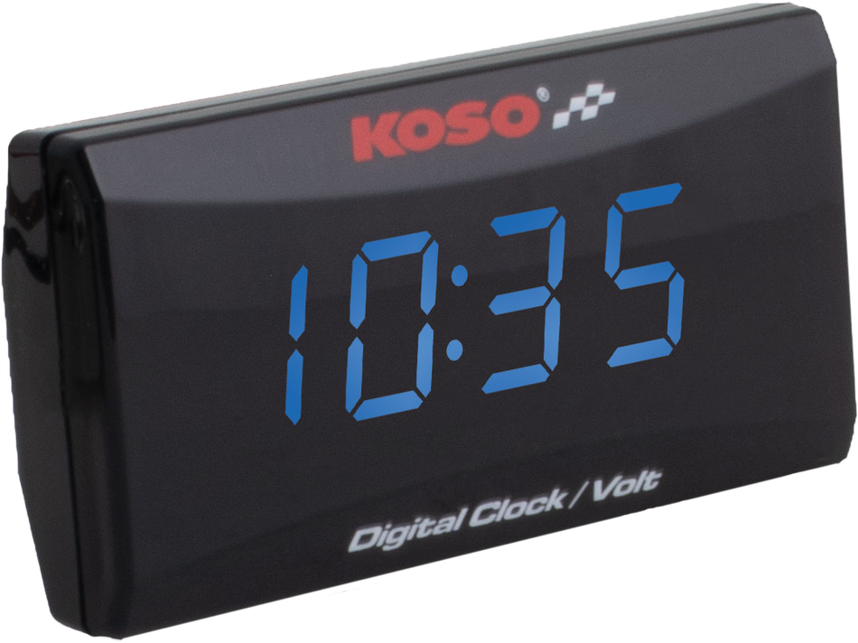 KOSOSuper Slim Clock / Volt Meter Blue DisplayBA024B50