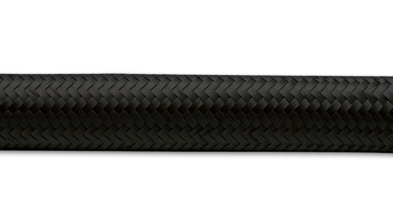 Vibrant -4 AN Black Nylon Braided Flex Hose (10 foot roll) 11964
