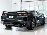 AWE Tuning 2020 Chevrolet Corvette (C8) Track Edition Exhaust - Quad Chrome Silver Tips 3020-42080