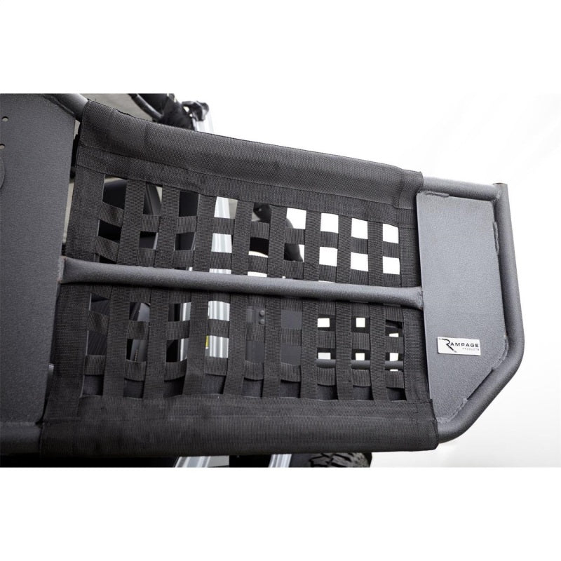 Rampage 1997-2006 Jeep Wrangler(TJ) 2-Door Tube Doors With Netting - Black 7683