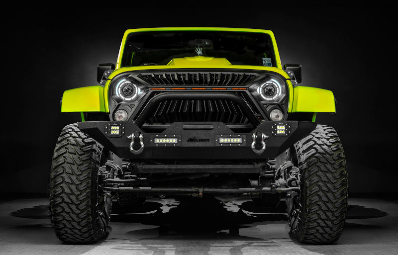 ORACLE Lighting 07-18 Jeep Wrangler JK Oculus 7in. ColorSHIFT Bi-LED Projector Headlights 5876-504