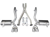 Corsa 97-04 Chevrolet Corvette C5 Z06 5.7L V8 Polished Xtreme Cat-Back + XO Exhaust 14114