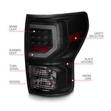 Anzo 07-11 Toyota Tundra Full LED Tailights Black Housing Smoke Lens G2 (w/C Light Bars) 311387
