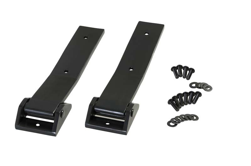 Kentrol 07-18 Jeep Wrangler JK Tailgate Hinge Pair - Powdercoat Black 50578