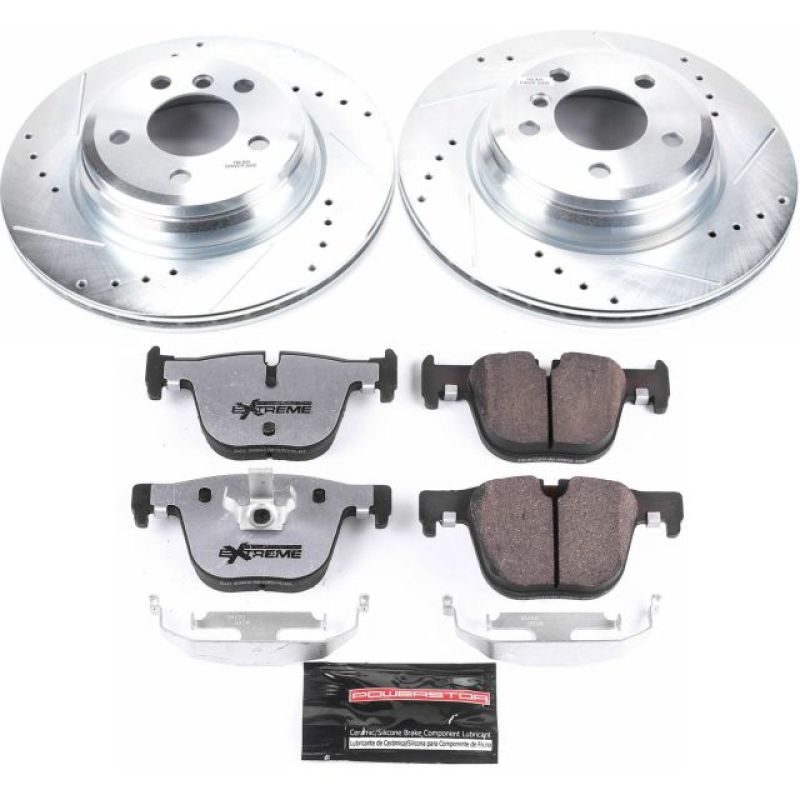 Power Stop 15-16 BMW 328i xDrive Rear Z26 Street Warrior Brake Kit K6667-26