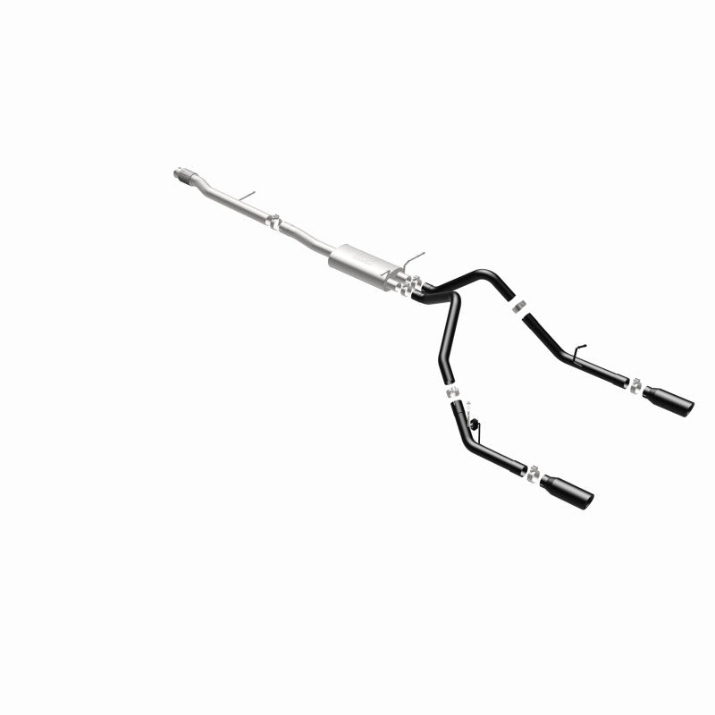 MagnaFlow SYS Cat-Back 4in Black Dual Split Rear Tips 14-15 Chevy Silverado/GMC Sierra 4.3L-5.3L 15361