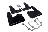 Rally Armor 08-11 Subaru STI (Hatch Only) / 11-14 WRX (Hatch Only) Black UR Mud Flap w/ Silver Logo MF15-UR-BLK/SIL