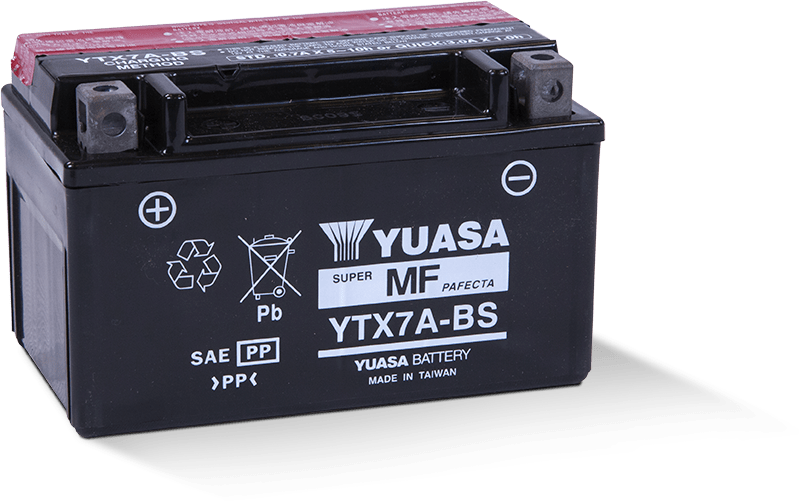 Yuasa YTX7A-BS Maintenance Free AGM 12 Volt Battery (Bottle Supplied) YUAM32X7A