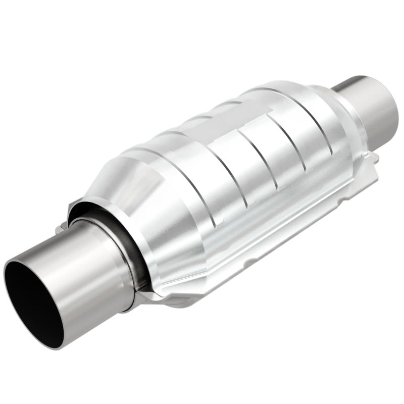 MagnaFlow Conv Univ 2.25in Inlet/Outlet Center/Center Round 9in Body L x 5.125in W x 13in Overall L 51205