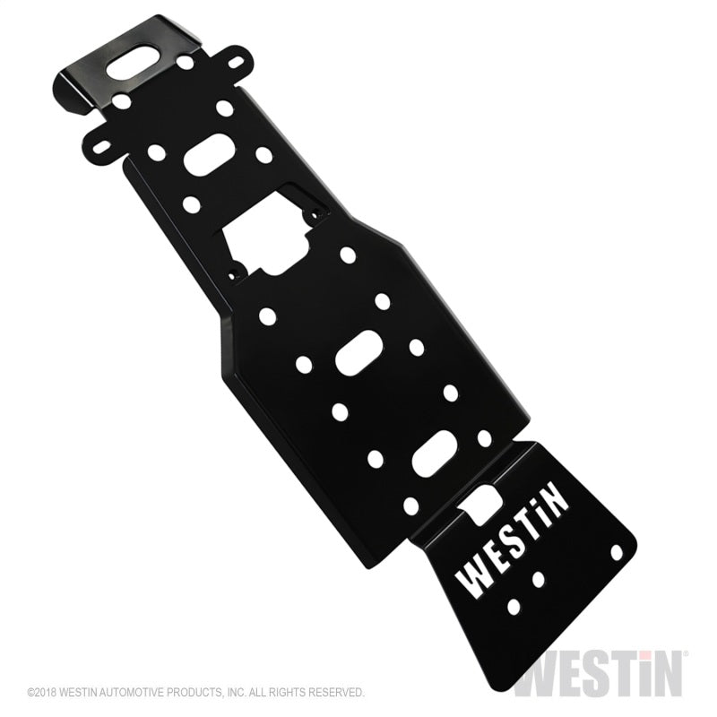 Westin/Snyper 07-11 Jeep Wrangler Transmission Pan Skid Plate - Textured Black 42-21125