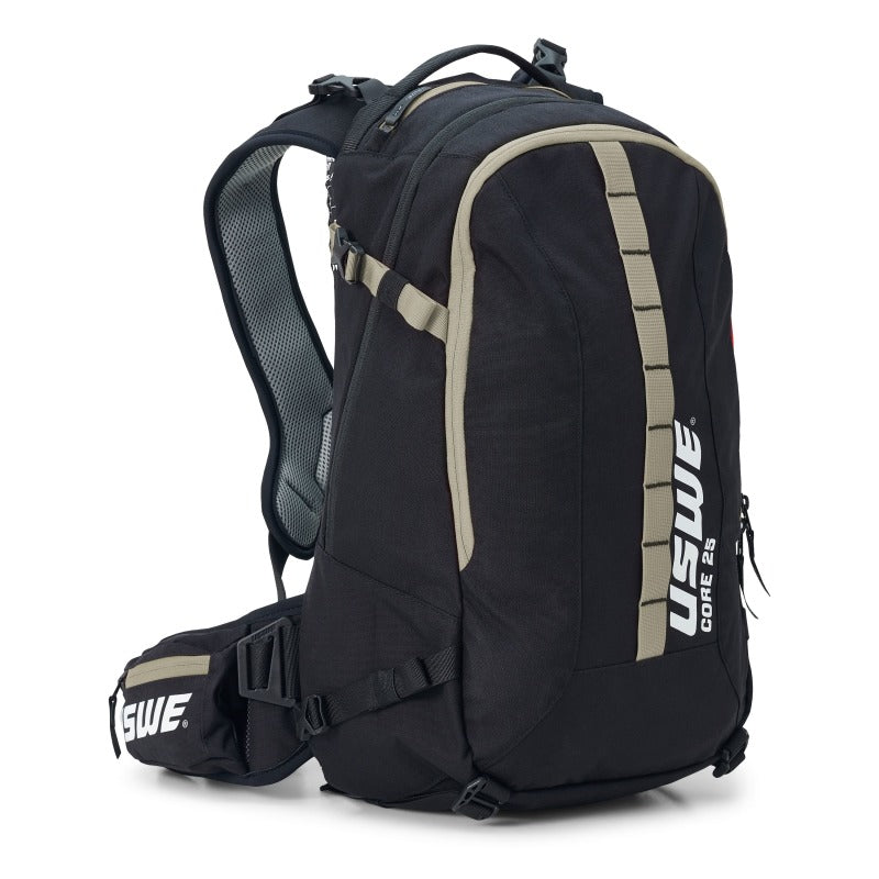 USWE Core Dirt Biking Daypack 25L - Black/Mudgreen 2253337