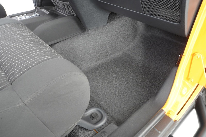 BedRug 07-16 Jeep JK Unlimited 4Dr Front 4pc BedTred Floor Kit (Incl Heat Shields) BTJK07F4