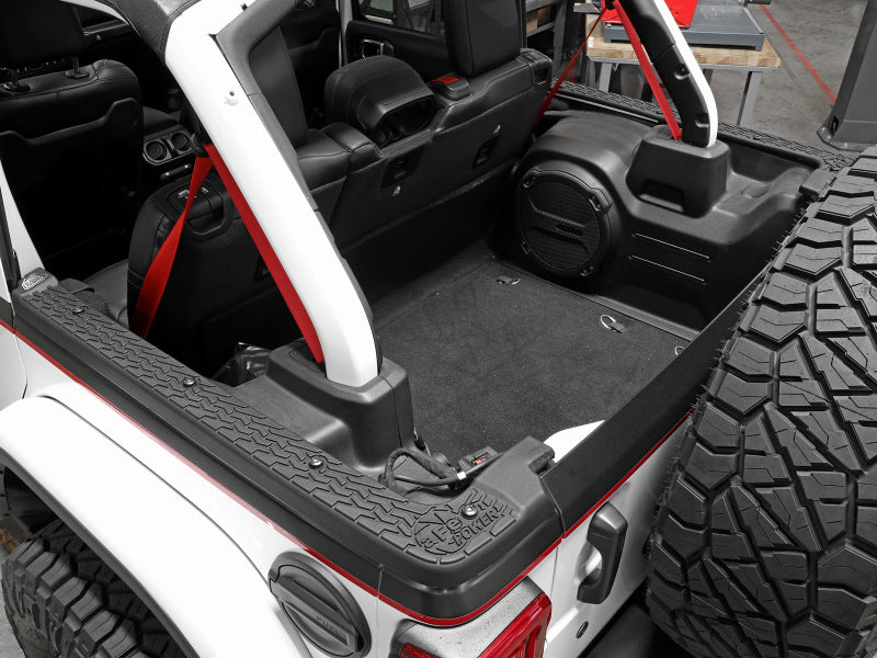 aFe 18-22 Jeep Wrangler JL (4-Door Models w/ 3-Piece Hard-Top Only) Terra Guard Tub Rail Covers 79-25001
