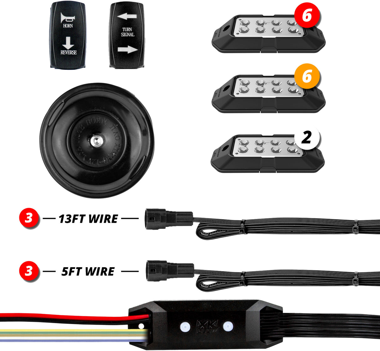 XK GLOW Pro Plug-And-Play Turn Signal Kit XK-DT-PRO