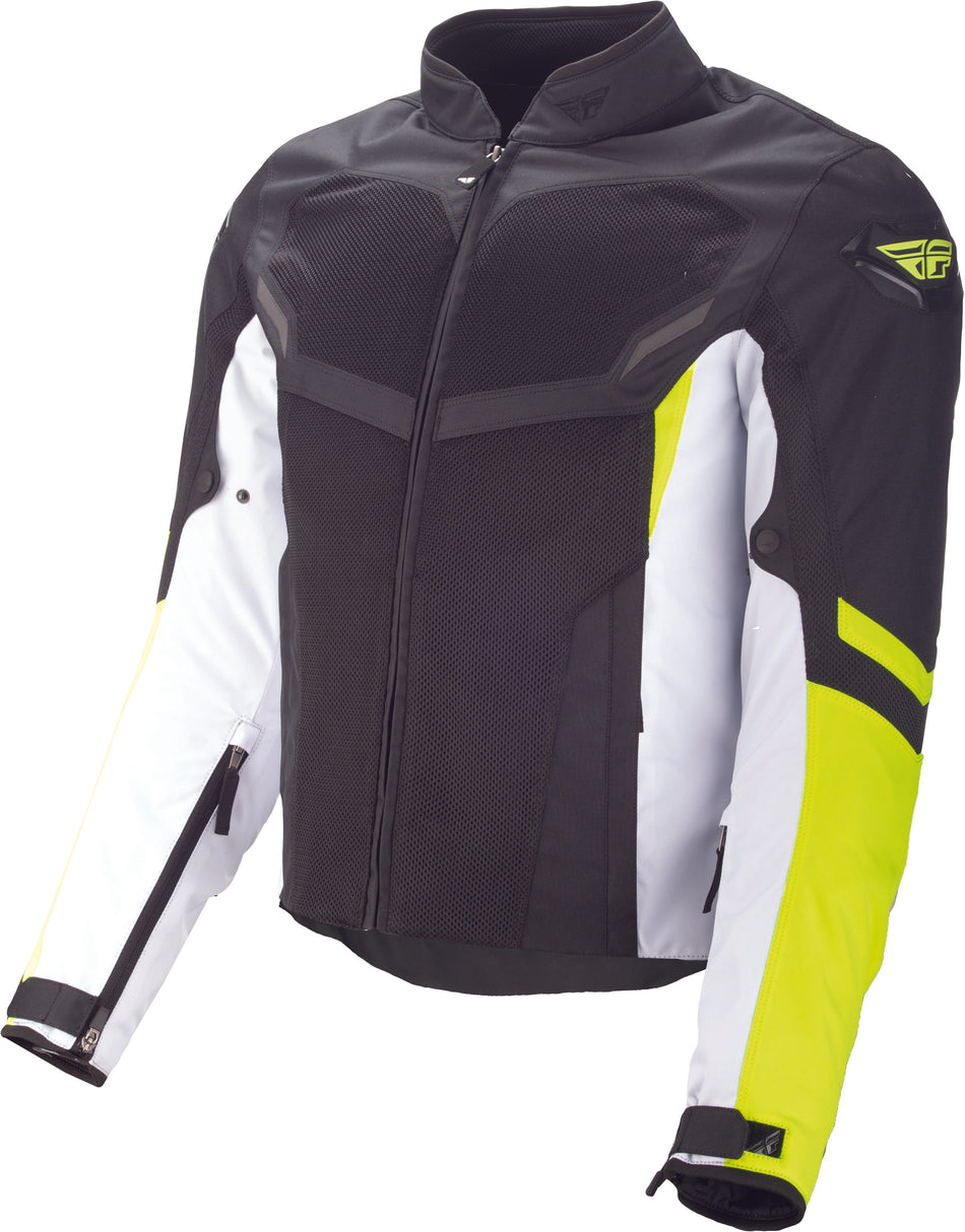 FLY RACING Airraid Mesh Jacket Hi-Vis/Black Sm #6179 477-4065~2