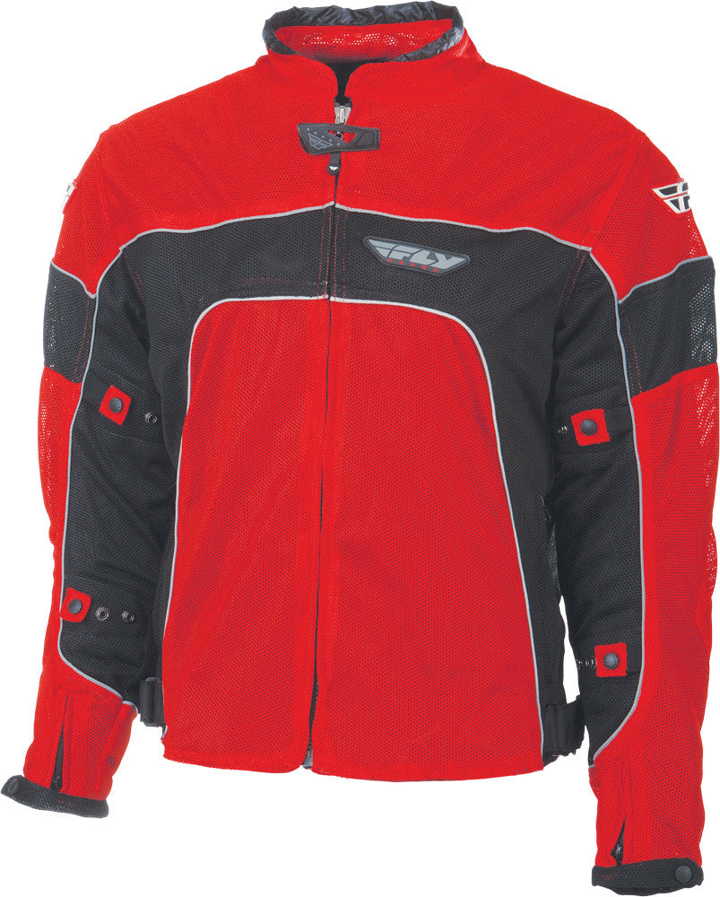 FLY RACING Coolpro Ii Mesh Jacket Red/Black 2x #5791 477-4031~6