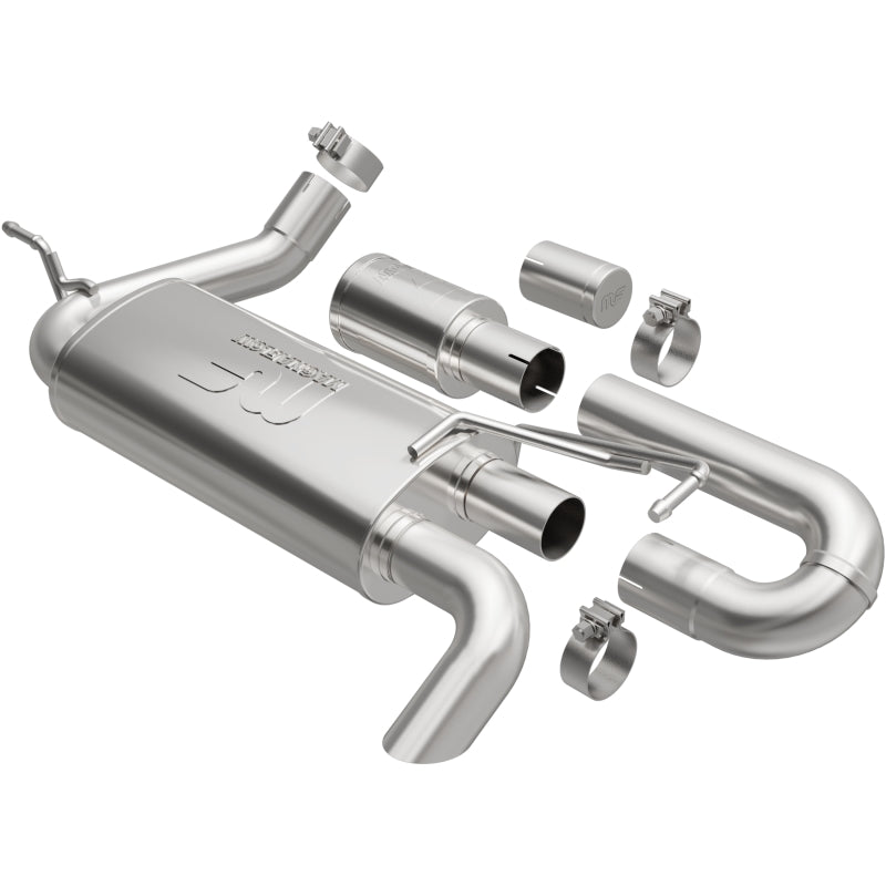 MagnaFlow 07-18 Jeep Wrangler JK Overland Series Axle-Back Exhaust System 19668