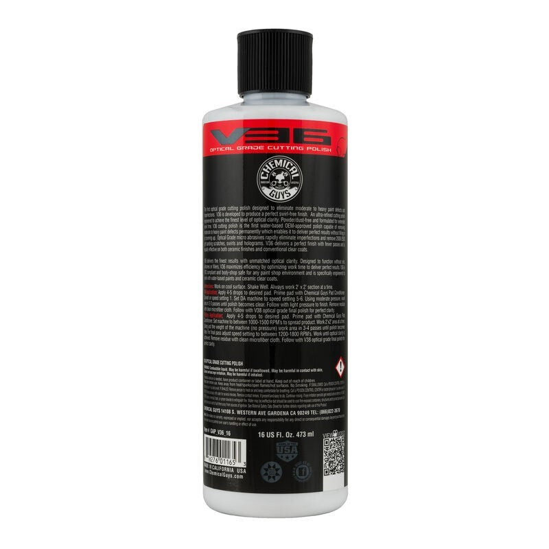 Chemical Guys V36 Optical Grade Cutting Polish - 16oz GAP_V36_16