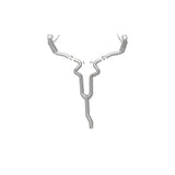 MagnaFlow Cat-Back 15-16 Ford Mustang 2.3L L4 Competition SS 3in Dual Split Rear 4.5in Black Tips 19256