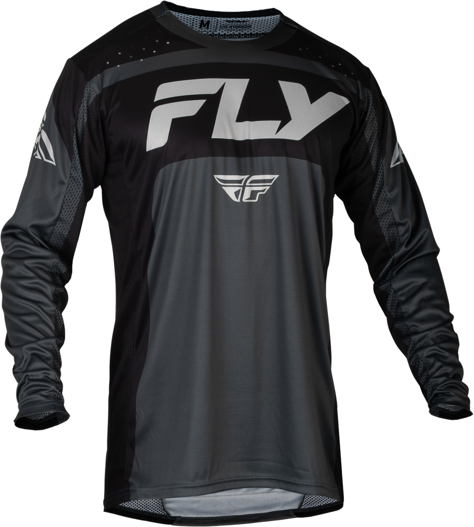 FLY RACING Youth Lite Jersey Charcoal/Black Yxl 377-721YXL